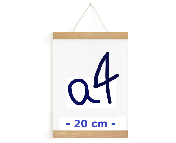 posterleiste mit magnet - A4  A3  A2  und Quadrat 50