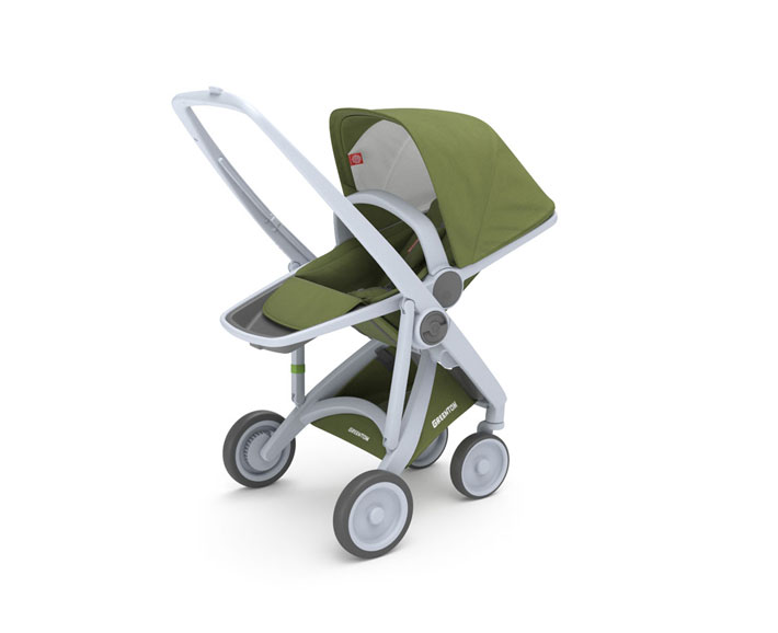 greentom reversible - reversible seat-rahmen grau