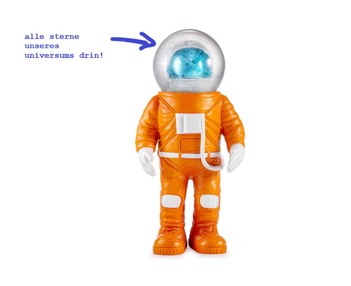 schneekugel astronaut - marsianer