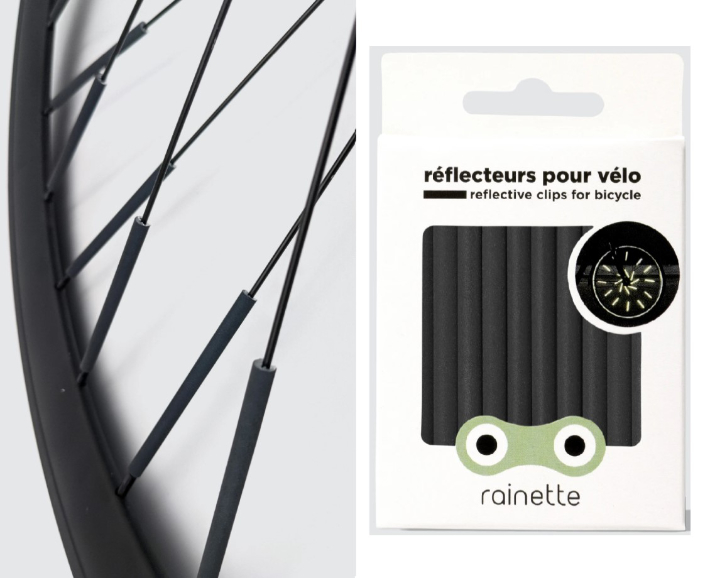 coole reflektoren z.B in gold, silber oder grau - für eure coolen bikes.
