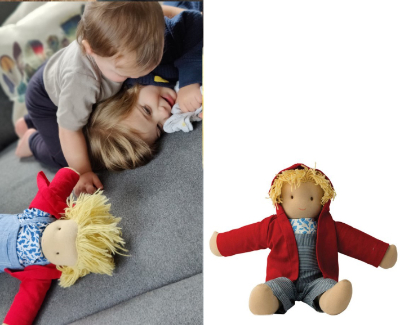 große puppe junge