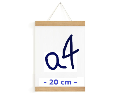 posterleiste mit magnet - A4  A3  A2  und Quadrat 50