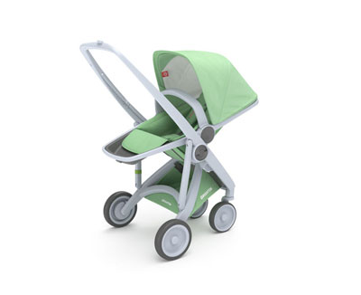 greentom reversible - reversible seat-rahmen grau