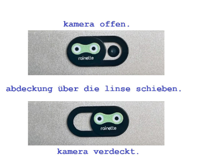 kamera und webcam cover - kinderleicht.