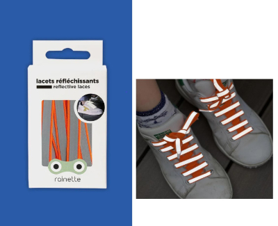 Reflektierende Schnürsenkel - in cool